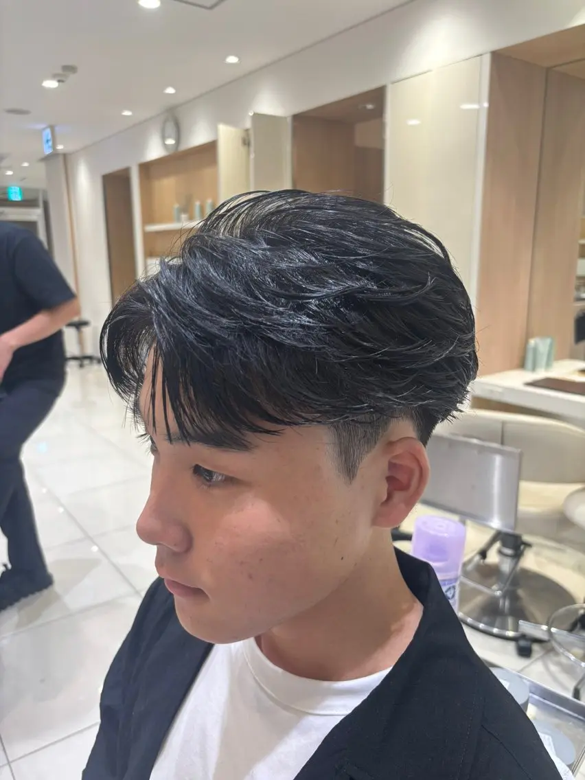 ショート パーマ メンズ カット パーマ 💠メンズ縮毛矯正 /パーマ💠林慶太のヘアスタイル