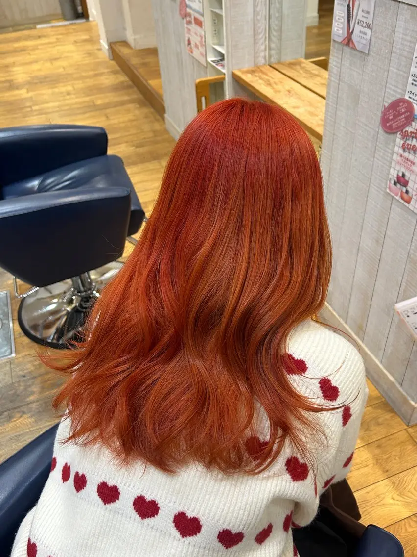 【⭐️ご新規様限定⭐️】ケアブリーチリタッチ➕カラー💎の写真