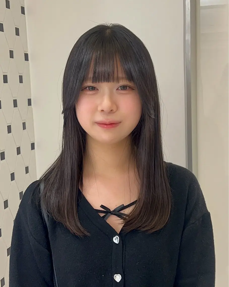 前髪命🫶🏻【前髪カット+前髪ストレート】🪽の写真