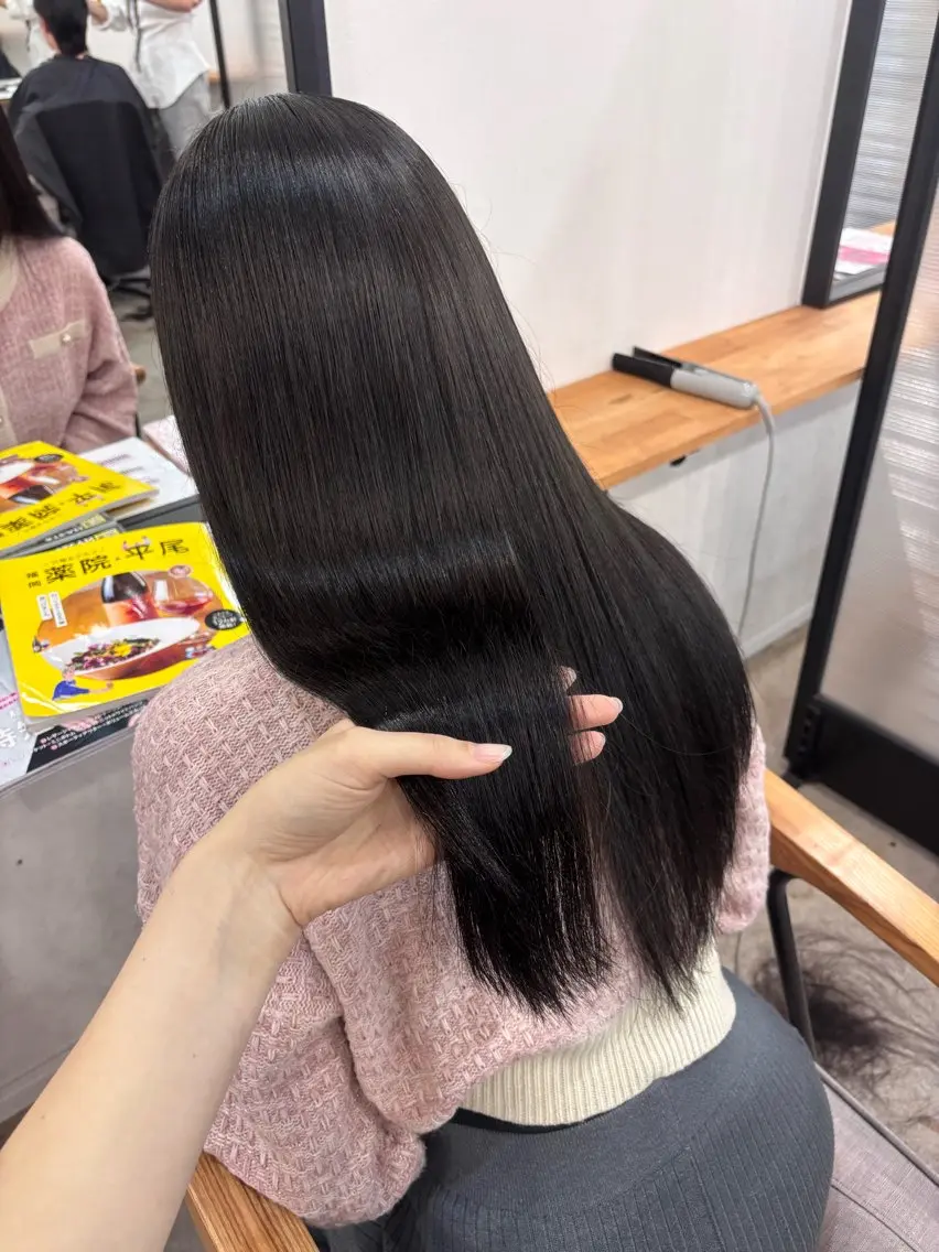 【☁️クセが気になる方へ】縮毛矯正+カット¥11000の写真
