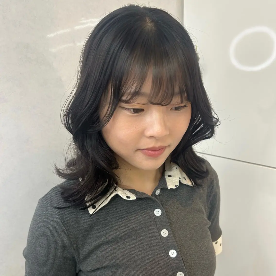 ミディアム カラー ヘアカラー ALEAP owl Wakanaのヘアスタイル