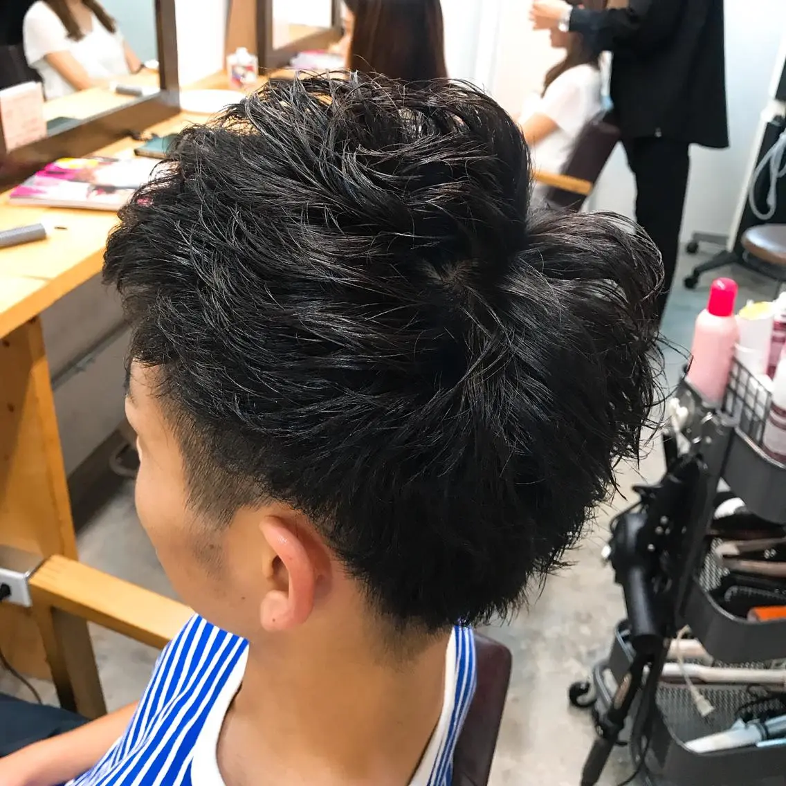 ショート カラー メンズ メンズパーマ くせ毛 🌈限定価格🌈 鈴木　瑛輔のヘアスタイル