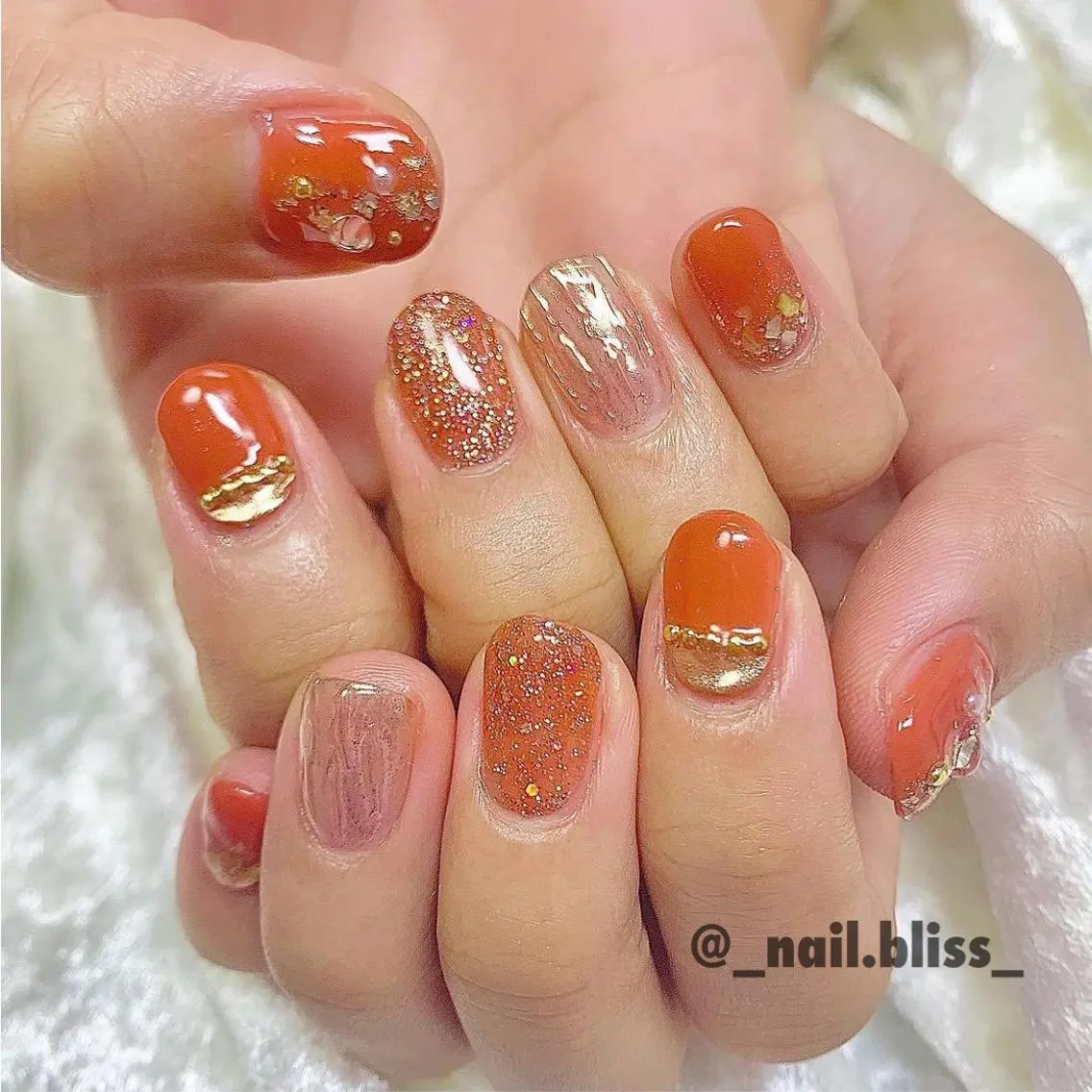 ネイル ミラーネイル NAIL BLISSのネイルデザイン