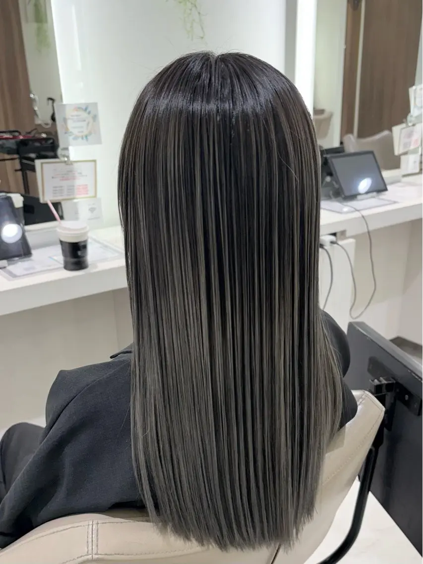 ロング カラー バレイヤージュ 髪質改善 レイヤーカット ヘアカラー トリートメント 大宮/バレイヤージュ 髪質改善/澤田隆誠のヘアスタイル