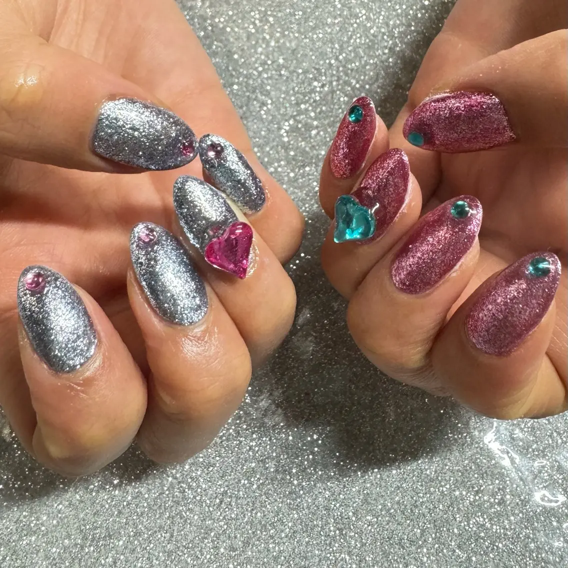 ネイル ハンドネイル VIERU 🌈🎀💖のネイルデザイン