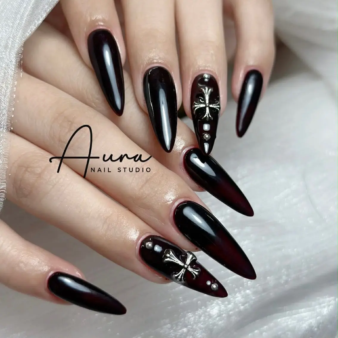ネイル ハンドネイル Aura Nail HanNaのネイルデザイン