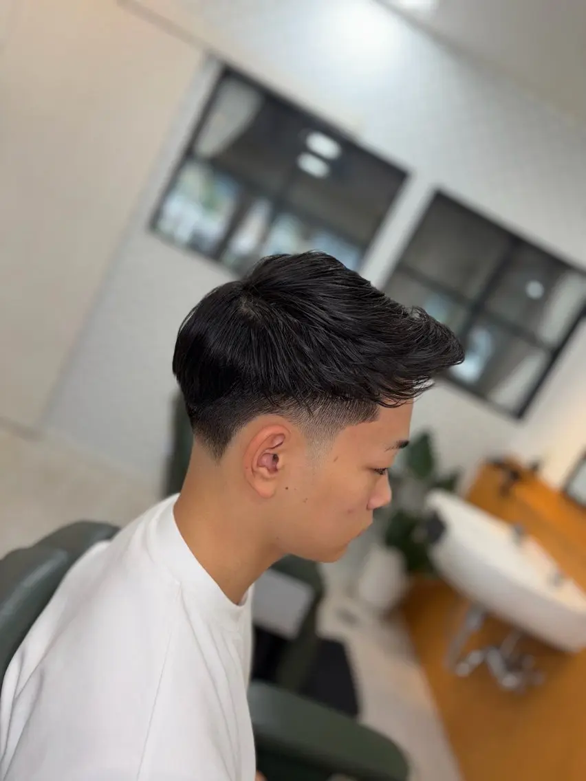 カラー パーマ メンズ フェードカット カット men'sヤマカワ /【琉生】のヘアスタイル
