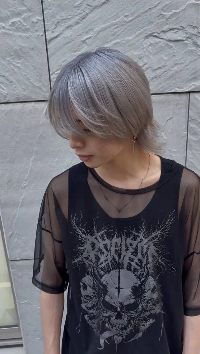 カラー メンズ 下北沢メンズパーマ 特化園田　楓莉のヘアスタイル