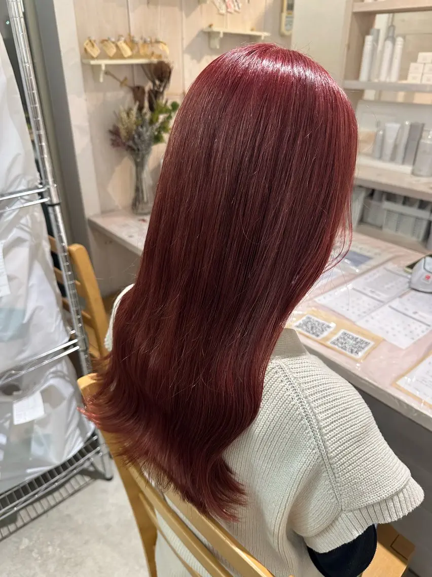 ロング 高橋 真歩のヘアスタイル