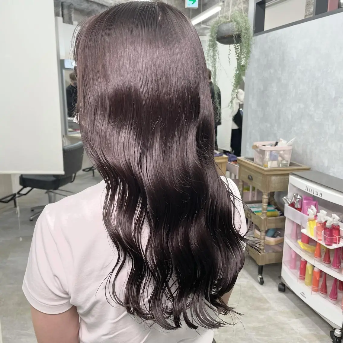 ロング カラー ブリーチなし透明感 🍀梅田・増田のヘアスタイル