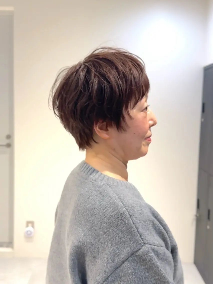ショート ショートヘア SNSモニター募集！ くせ毛特化/大村のヘアスタイル