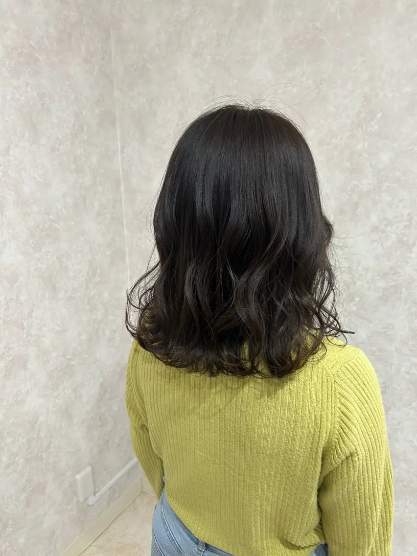 セミロング カラー ヘアカラー トリートメント ヘアセット 💙まこと💙艶 カラー(Rico)のヘアスタイル