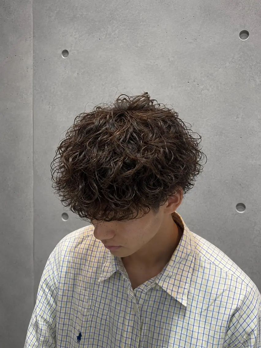 ミディアム ミディアムパーマ カット パーマ 壱昊 ⚡️パーマの玄人⚡️のヘアスタイル