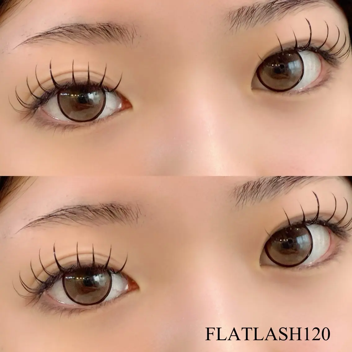 マツエク・マツパ フラットラッシュ mk eyelashのマツエク・マツパデザイン