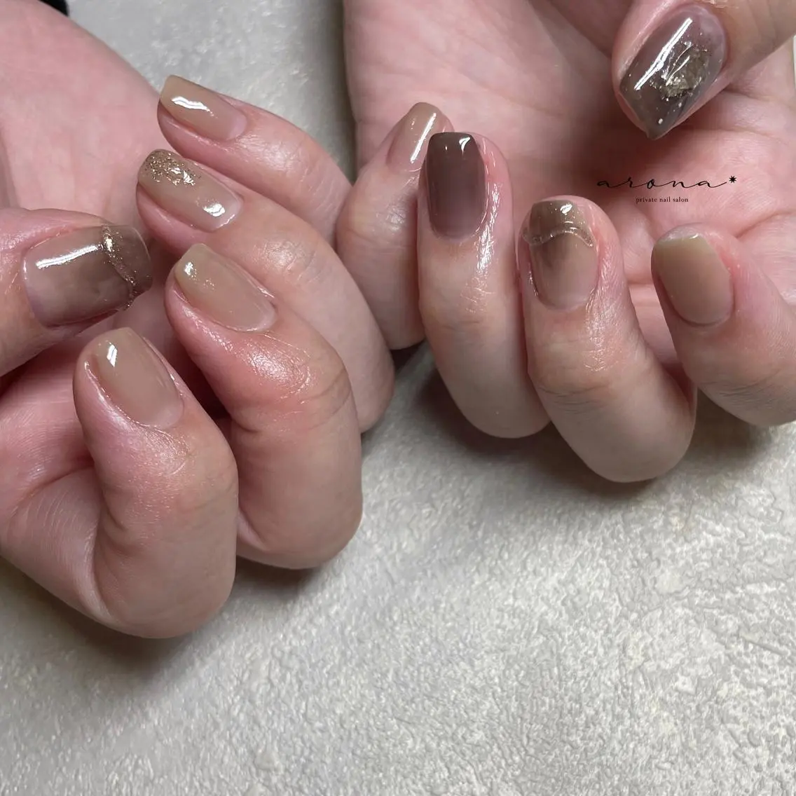 ネイル アートネイル ハンドネイル nail salon ✷aronaのネイルデザイン