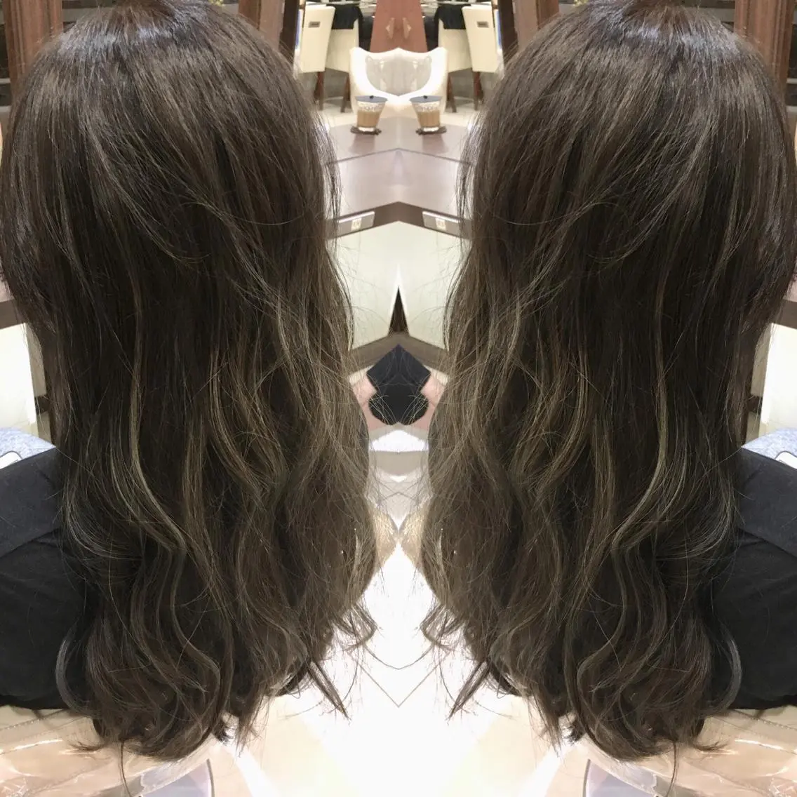 ロング カラー 寺内 紳悟のヘアスタイル