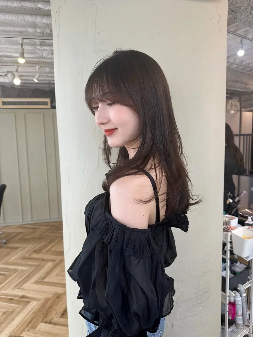 ロング レイヤーカット 優李 ゆうり‪のヘアスタイル