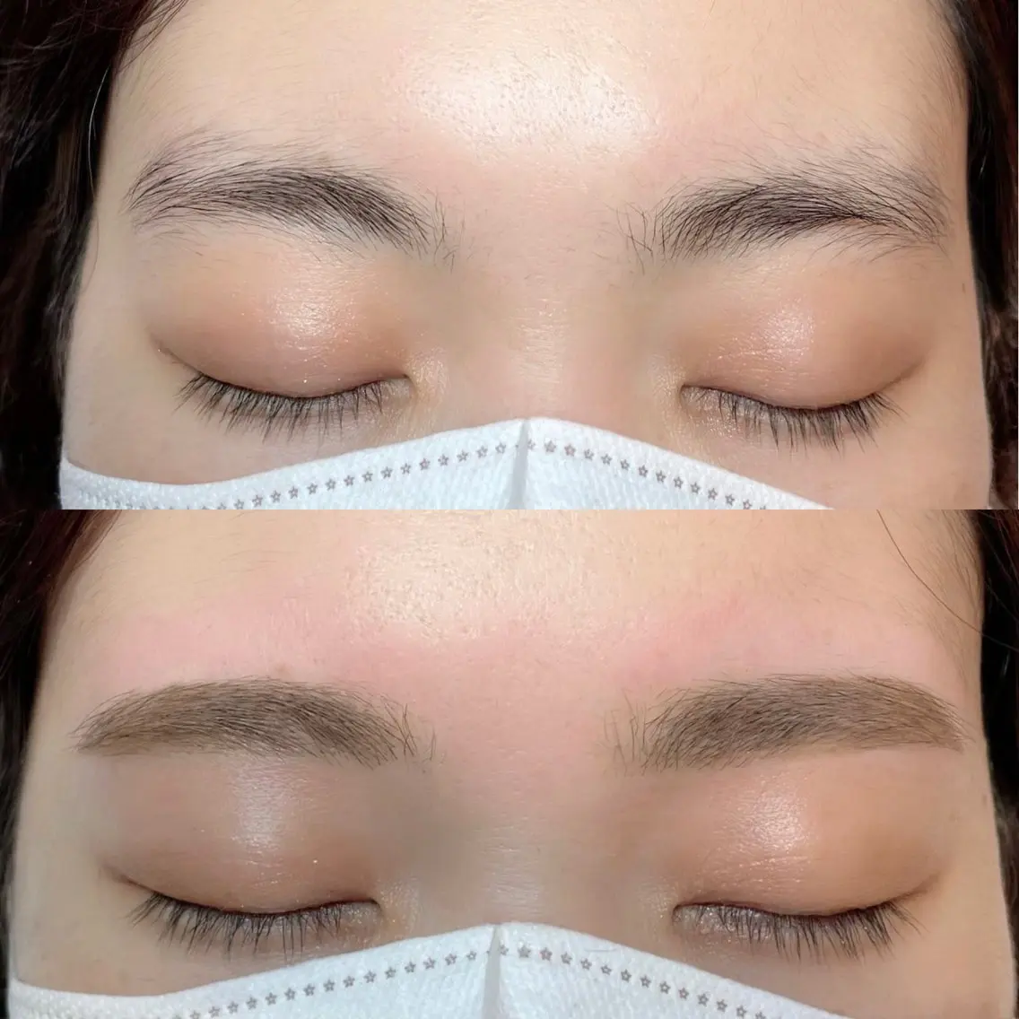 アイブロウ ワックス脱毛 眉カット 骨格似合わせデザイン 👀manaのマツエク・マツパデザイン