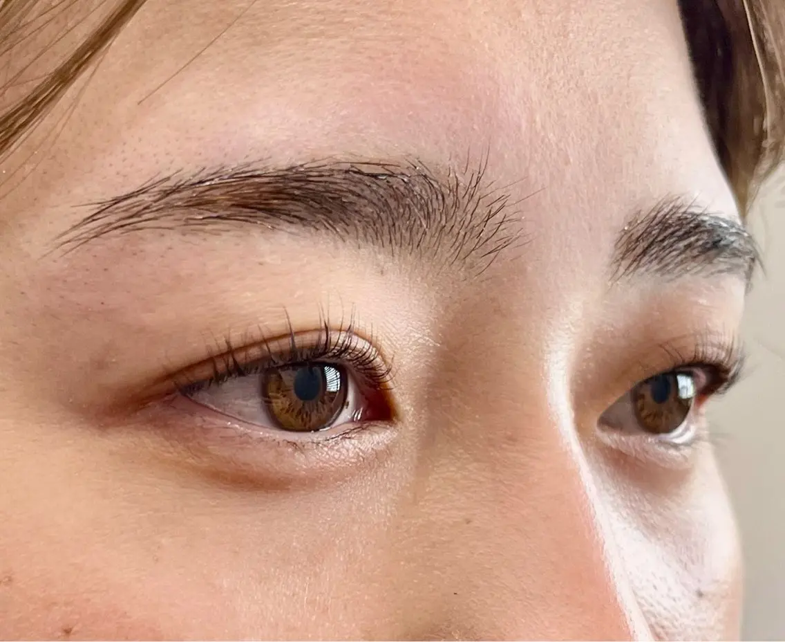 トリートメント配合まつ毛パーマ＋HBL(眉毛セット)の写真