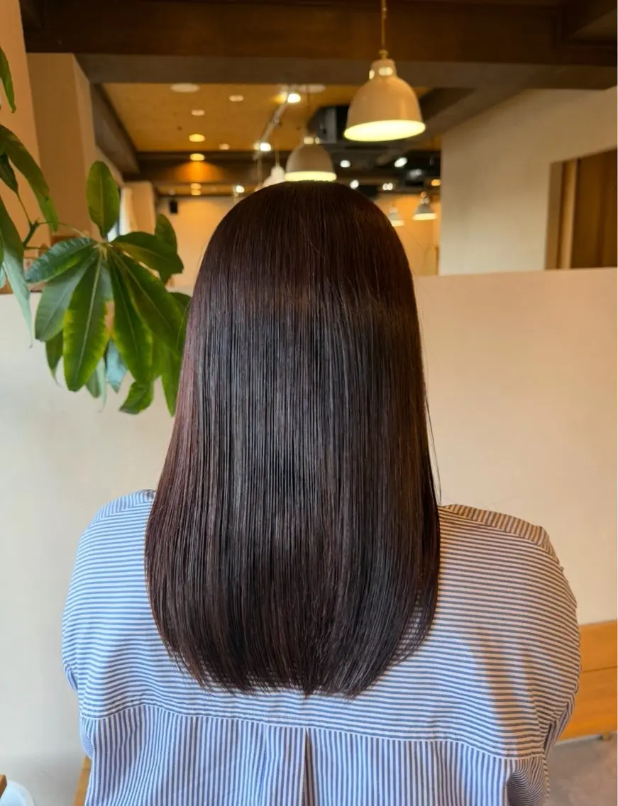 ミディアム カラー 平松 海遥のヘアスタイル