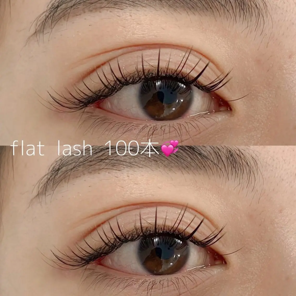 マツエク・マツパ フラットラッシュ 🎀memoto中津 ♡束感まつげ🎀のマツエク・マツパデザイン