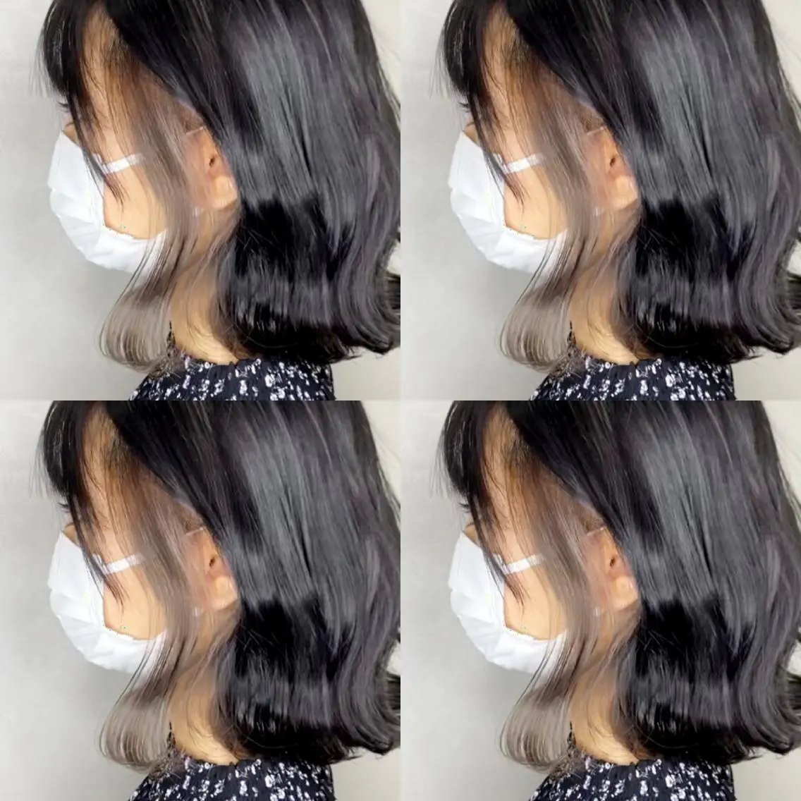 ミディアム 亀川蓮 Agu hairのヘアスタイル