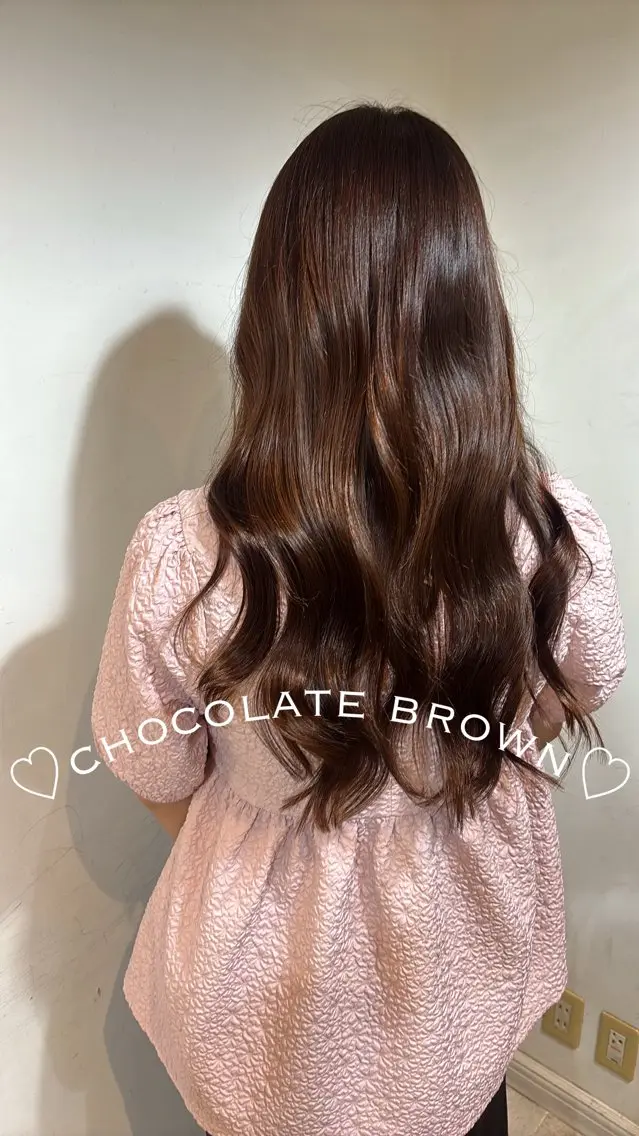 ロング カラー 黒髪 ケアカラー ダブルカラー カット ヘアカラー トリートメント 🍒桜井 優華🍒のヘアスタイル