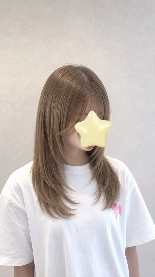 ロング カット earth甲府昭和店 🌷ゆめのヘアスタイル