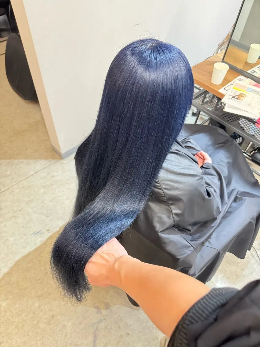 ロング ボブ 韓国風ヘア レイヤーカット ロング 縮毛矯正 ✨髪質改善美髪矯正✨ ボブ/韓国レイヤー✨のヘアスタイル