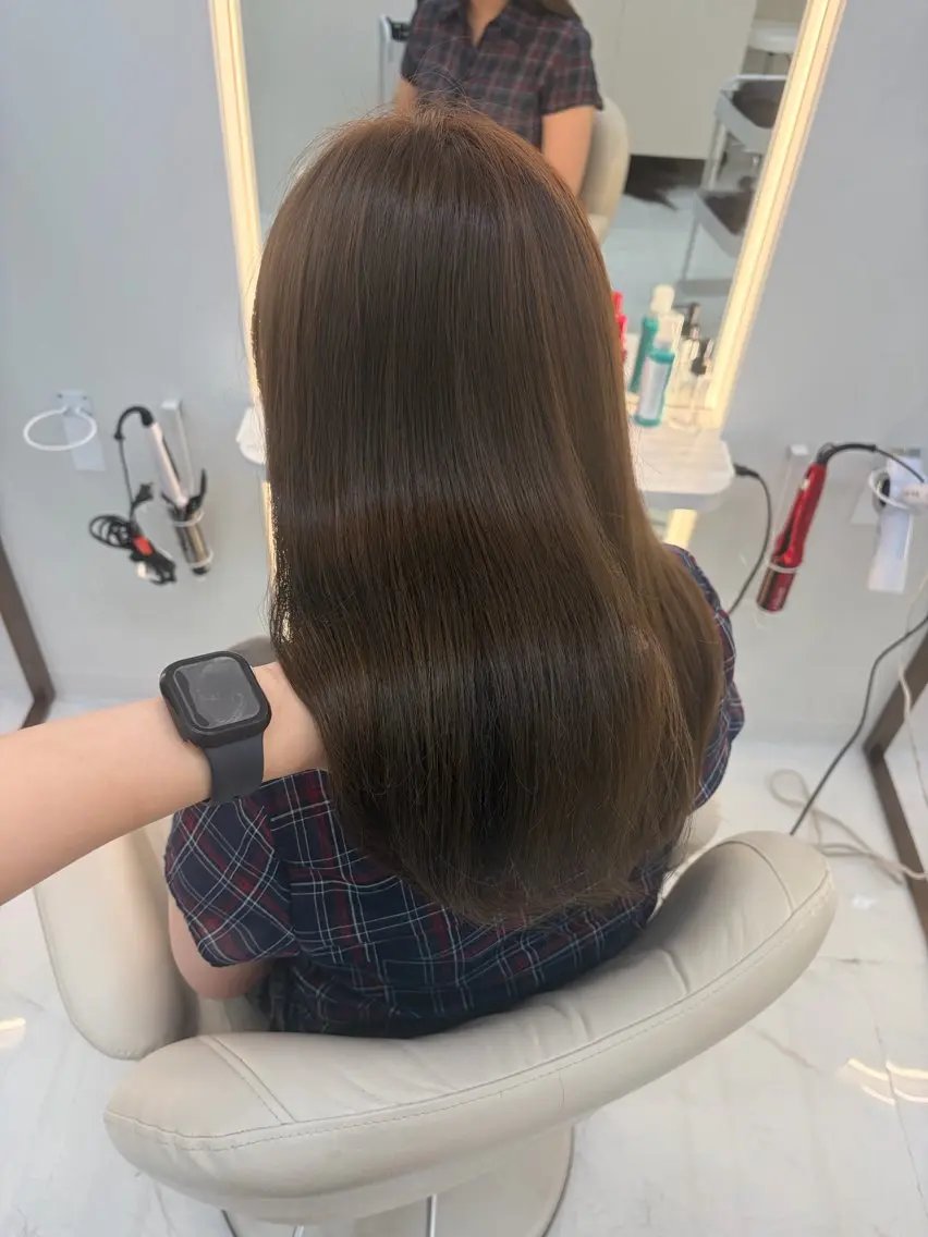 ロング カラー カット ヘアカラー トリートメント ダブルカラー/髪質改 善/京都/akaneのヘアスタイル