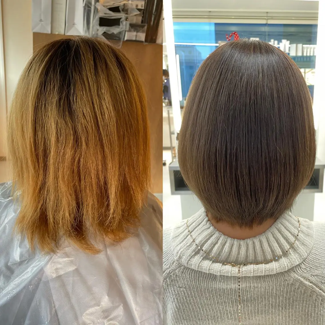 ショート カラー カット ヘアカラー 縮毛矯正 💈髪質改善メニュー 佐藤 萌💈のヘアスタイル