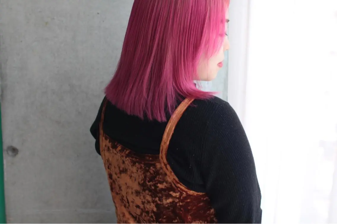 ミディアム カラー 堺 鳳 ママ美容師 yukariのヘアスタイル