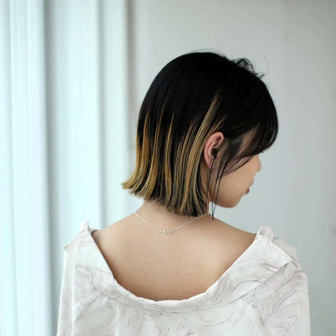 ショート カラー ボブ みぞぐち じゅりのヘアスタイル