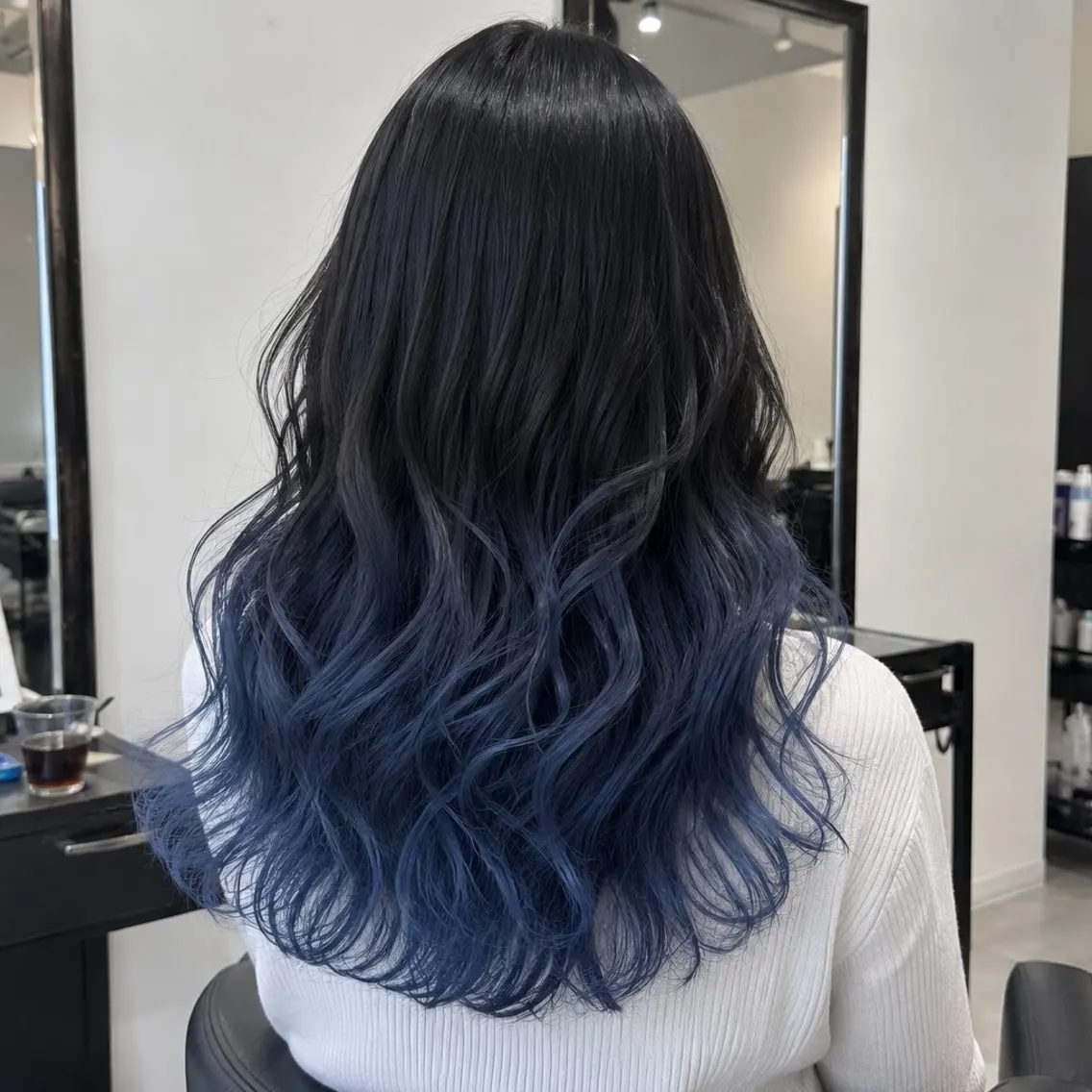 🦋 練習モデル様 グラデーションカラー 🦋の写真