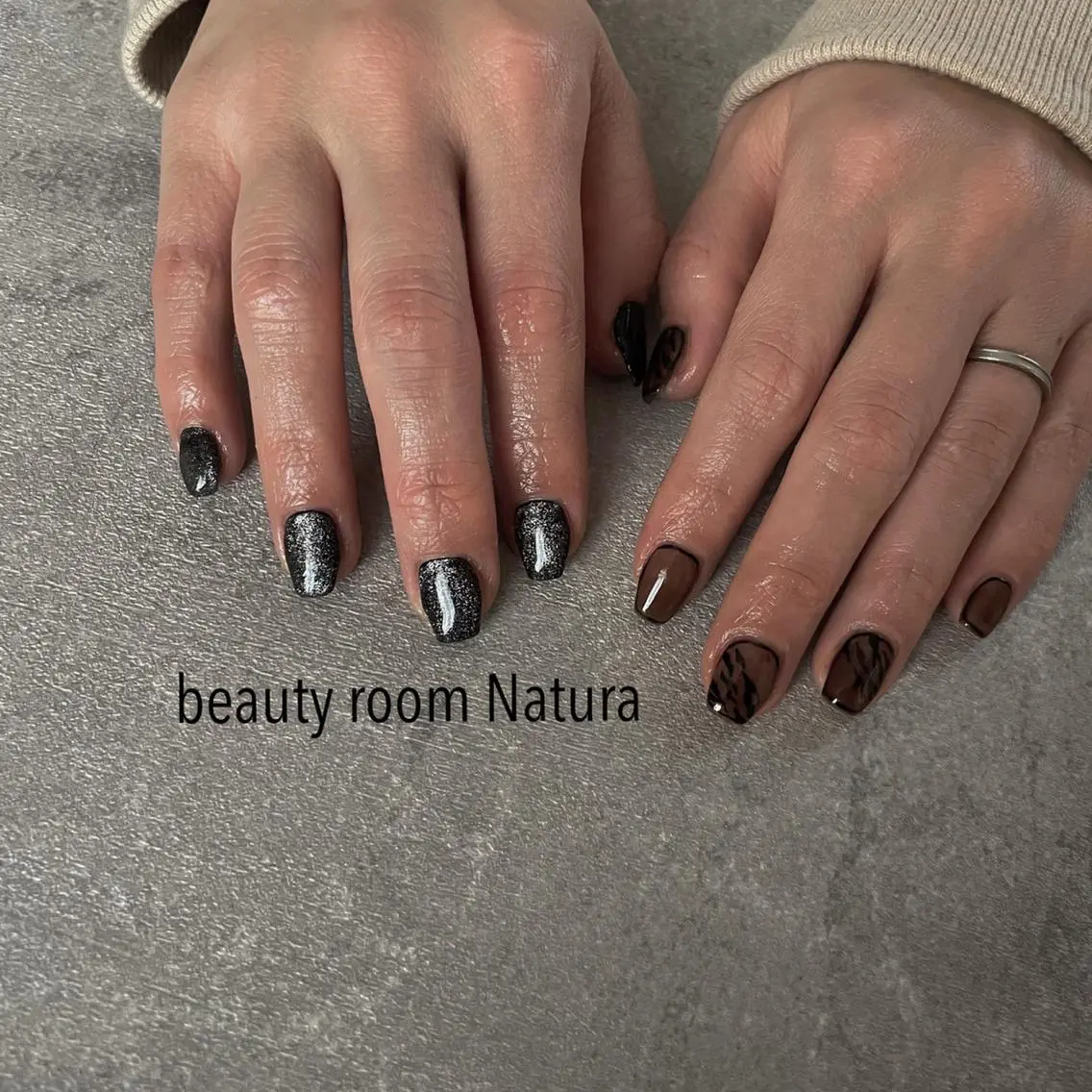 ネイル アイブロウ beautyroom Naturaのネイルデザイン