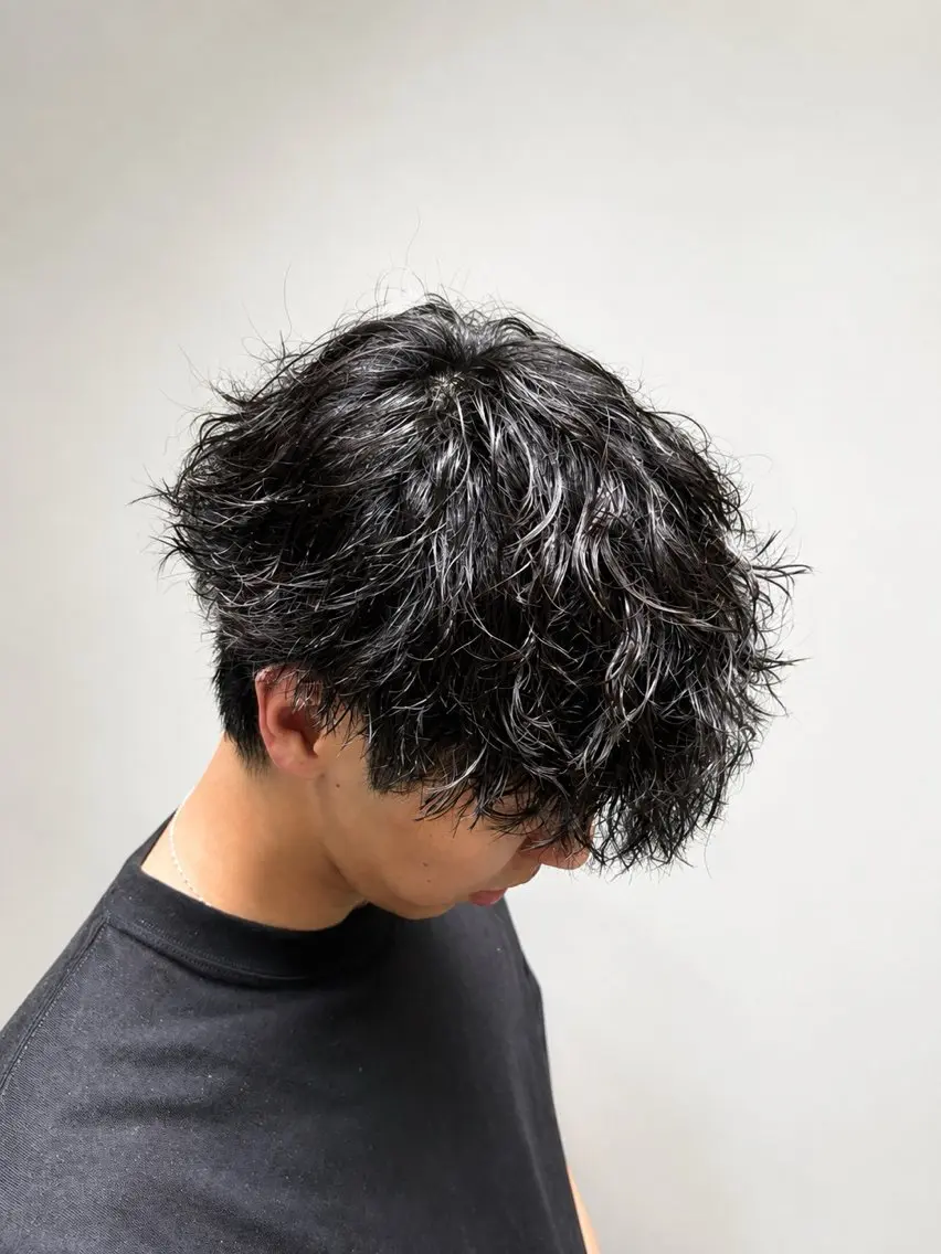 パーマ メンズ 【メンズ特化】 横浜美容師kuのヘアスタイル