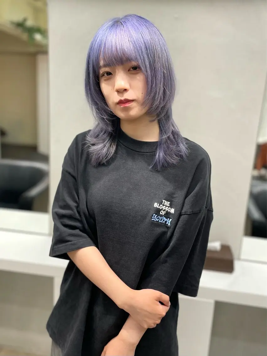 カラー ヘアカラー yasuハイトーン/ デザインカラーのヘアスタイル