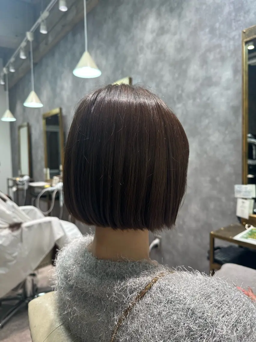 ミディアム カラー 似合わせボブ 🌻 北澤七海のヘアスタイル