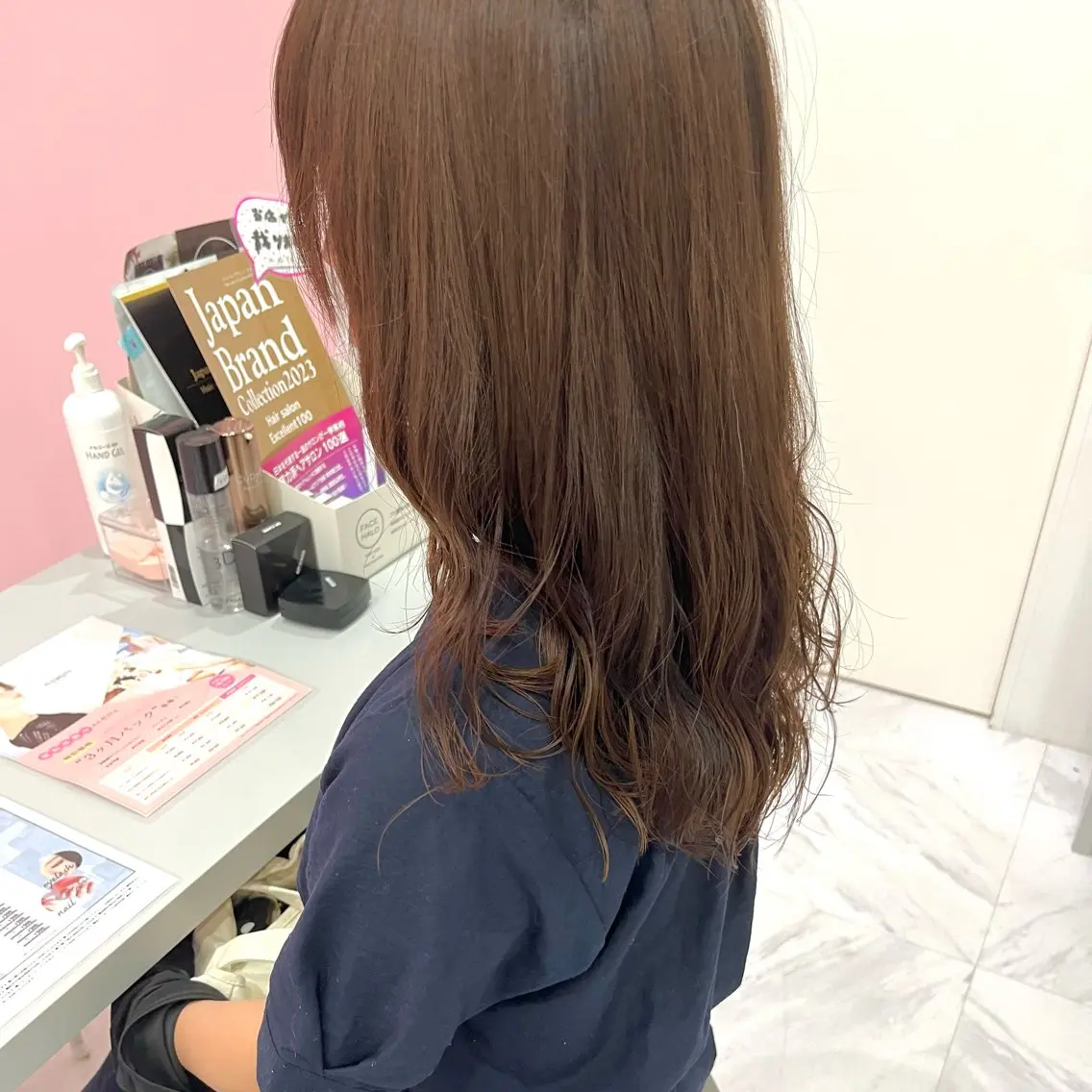 セミロング パーマ セミロングパーマ 小谷野 真優のヘアスタイル