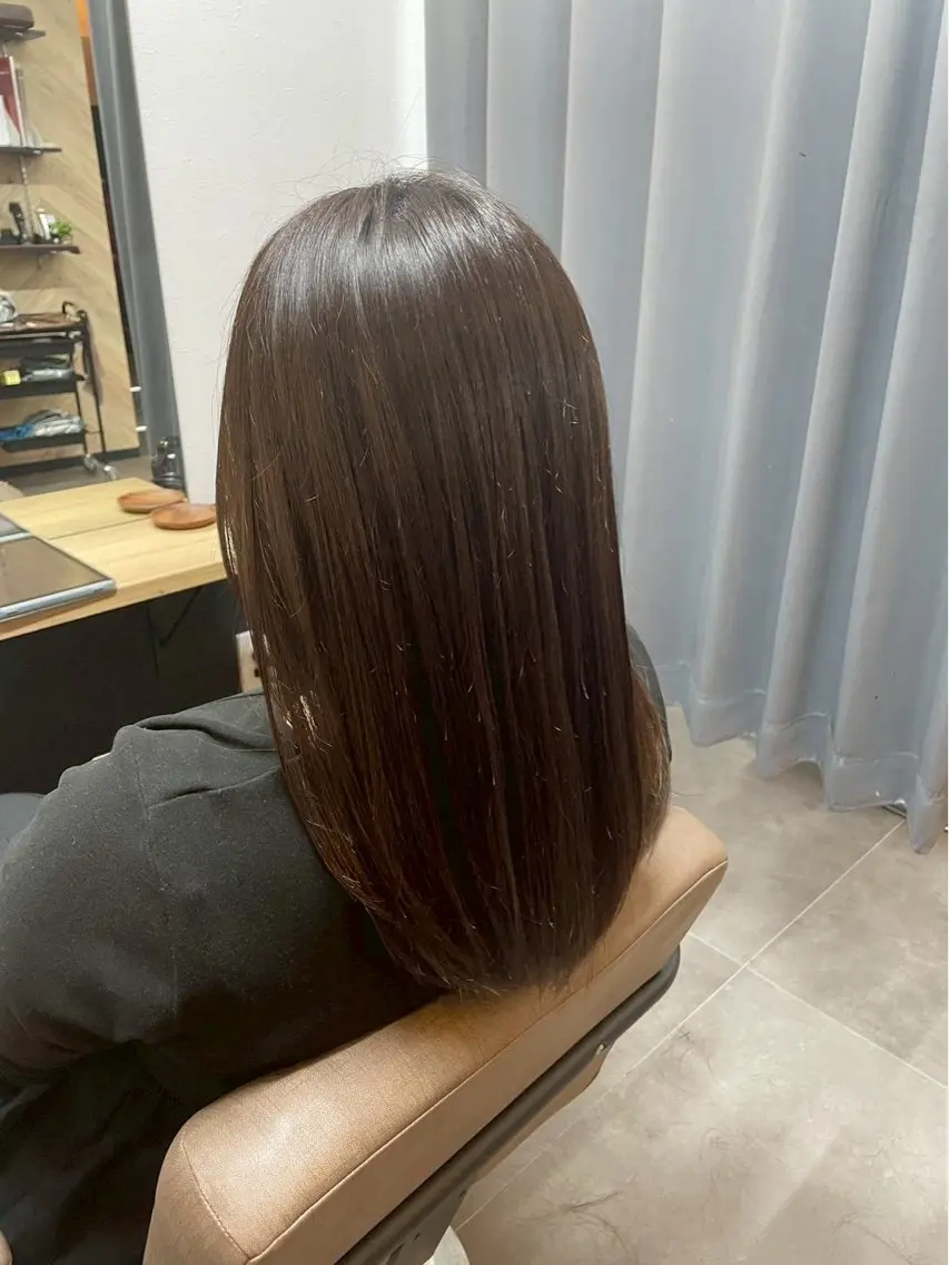 セミロング 梨沙_ 蘇我2号店のヘアスタイル