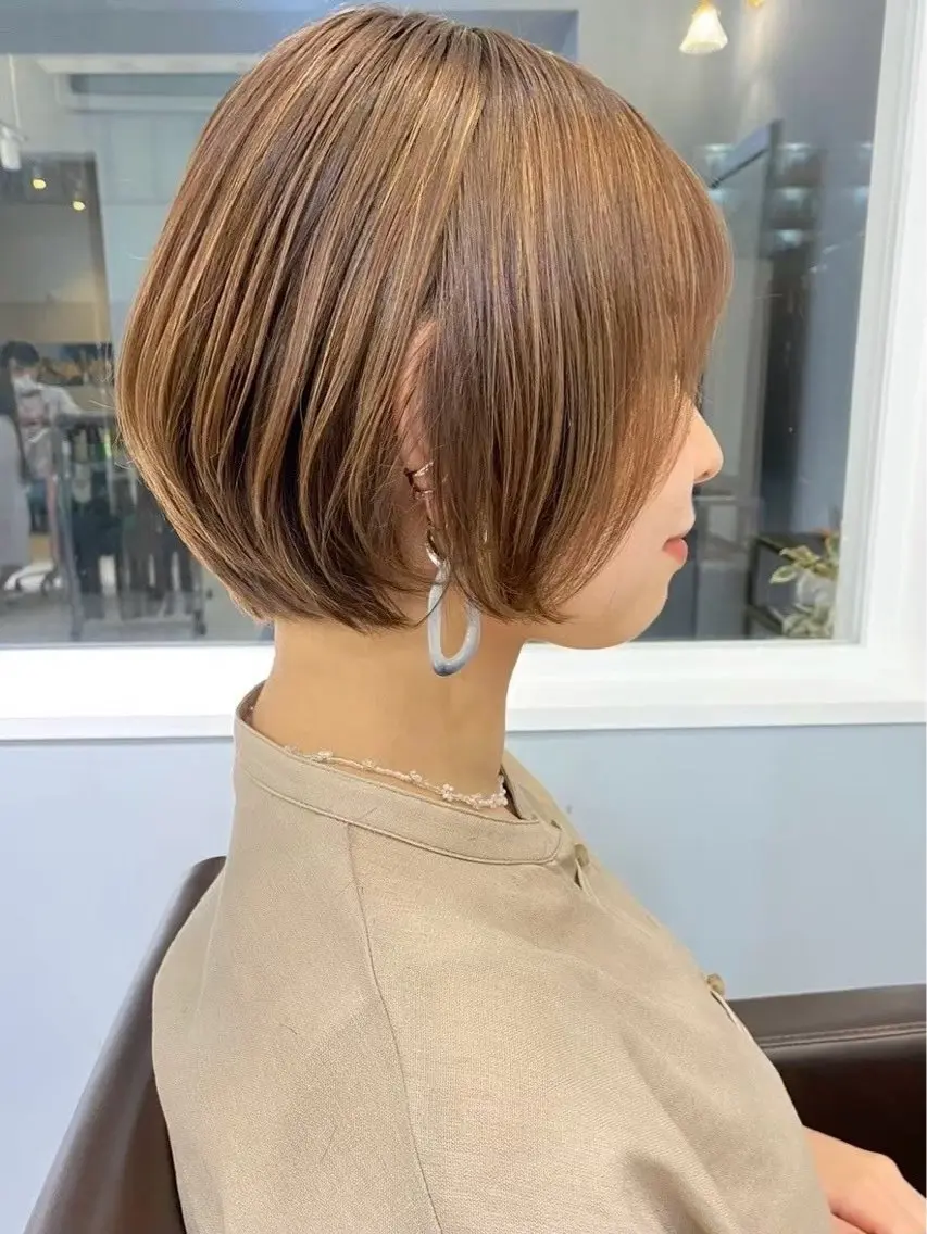 ショート カット ヘアカラー 古川 琉星のヘアスタイル
