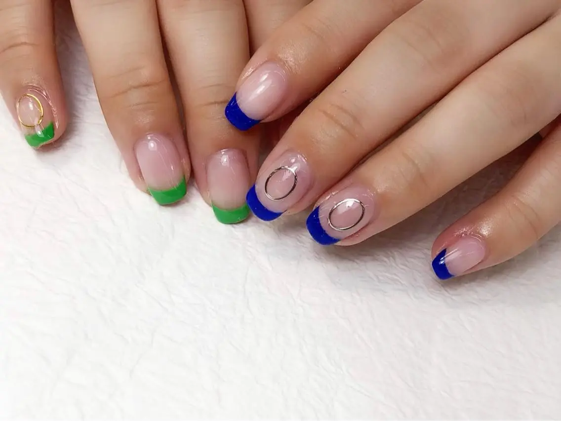 ネイル フレンチネイル Y nail なんば堀江店のネイルデザイン