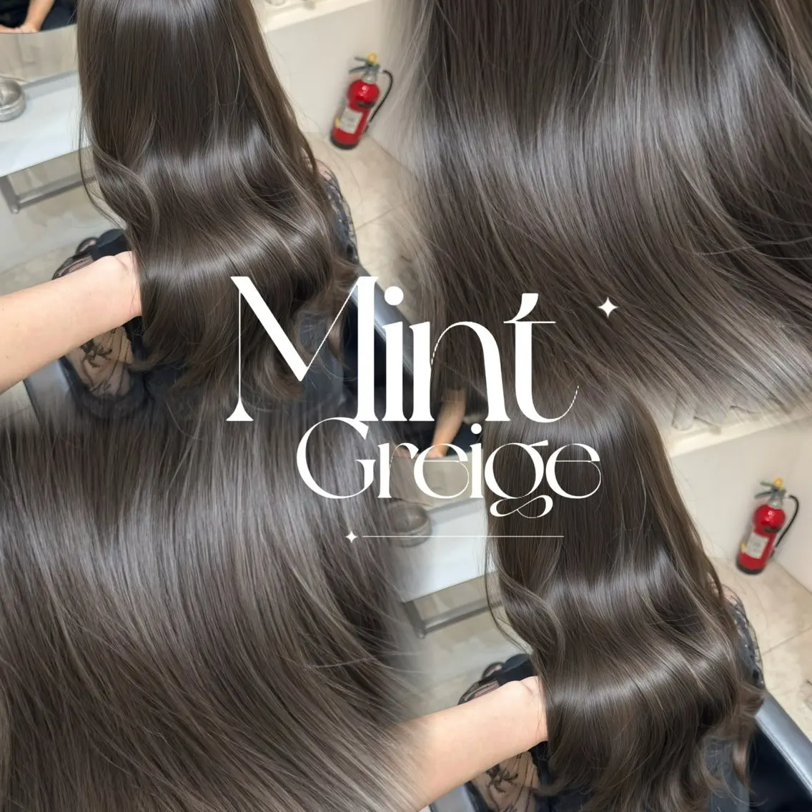 セミロング カラー 透明感カラー イルミナカラー ヘアカラー トリートメント Mizuki /SOYONのヘアスタイル