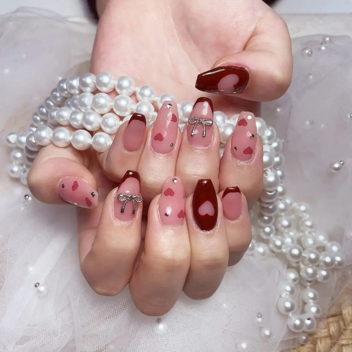 ネイル M 🌷Nail 長さだし専門店のネイルデザイン