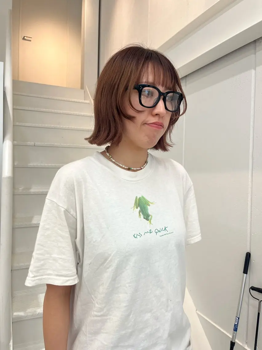 ショート ボブ カット 高山 桃子のヘアスタイル