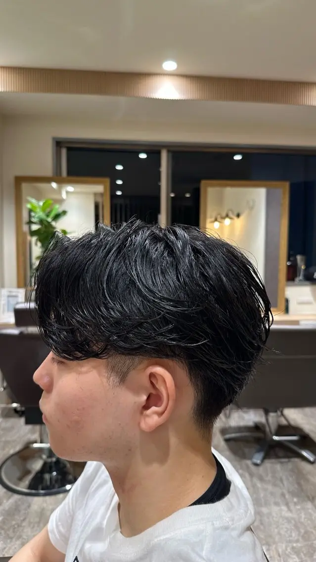 パーマ メンズ 【メンズパーマ】比嘉 啓人のヘアスタイル