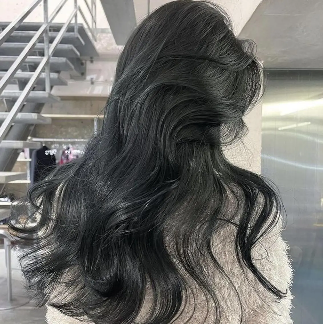 スーパー人毛100％シールエクステ60枚 《韓国風》の写真