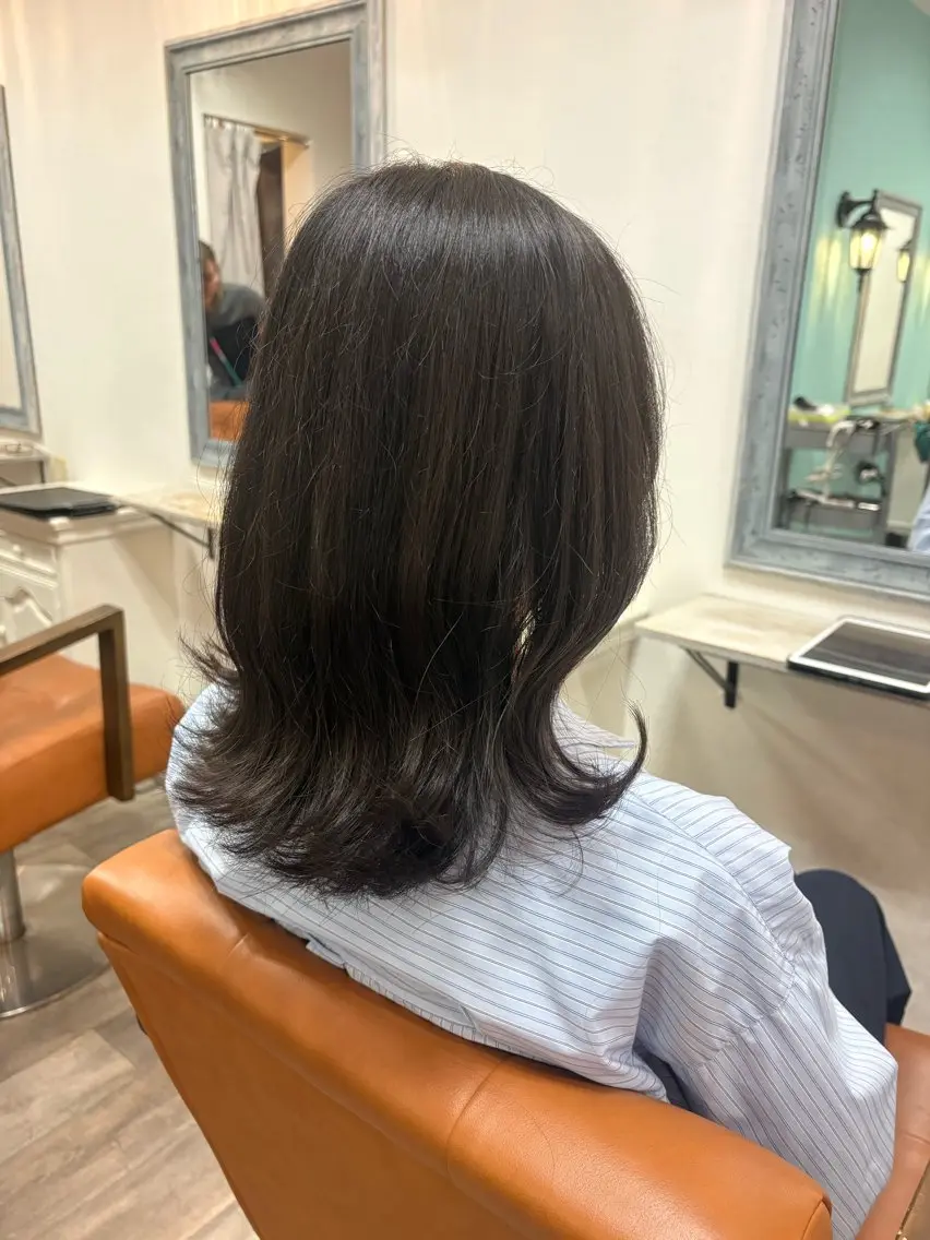 ミディアム ERII /伏見 カットモデル募集中！のヘアスタイル