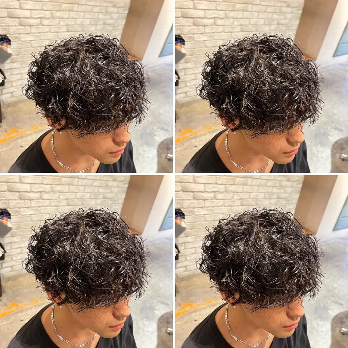 パーマ メンズ カット パーマ トリートメント ヘアセット メンズパーマ特化 望月謙二郎のヘアスタイル
