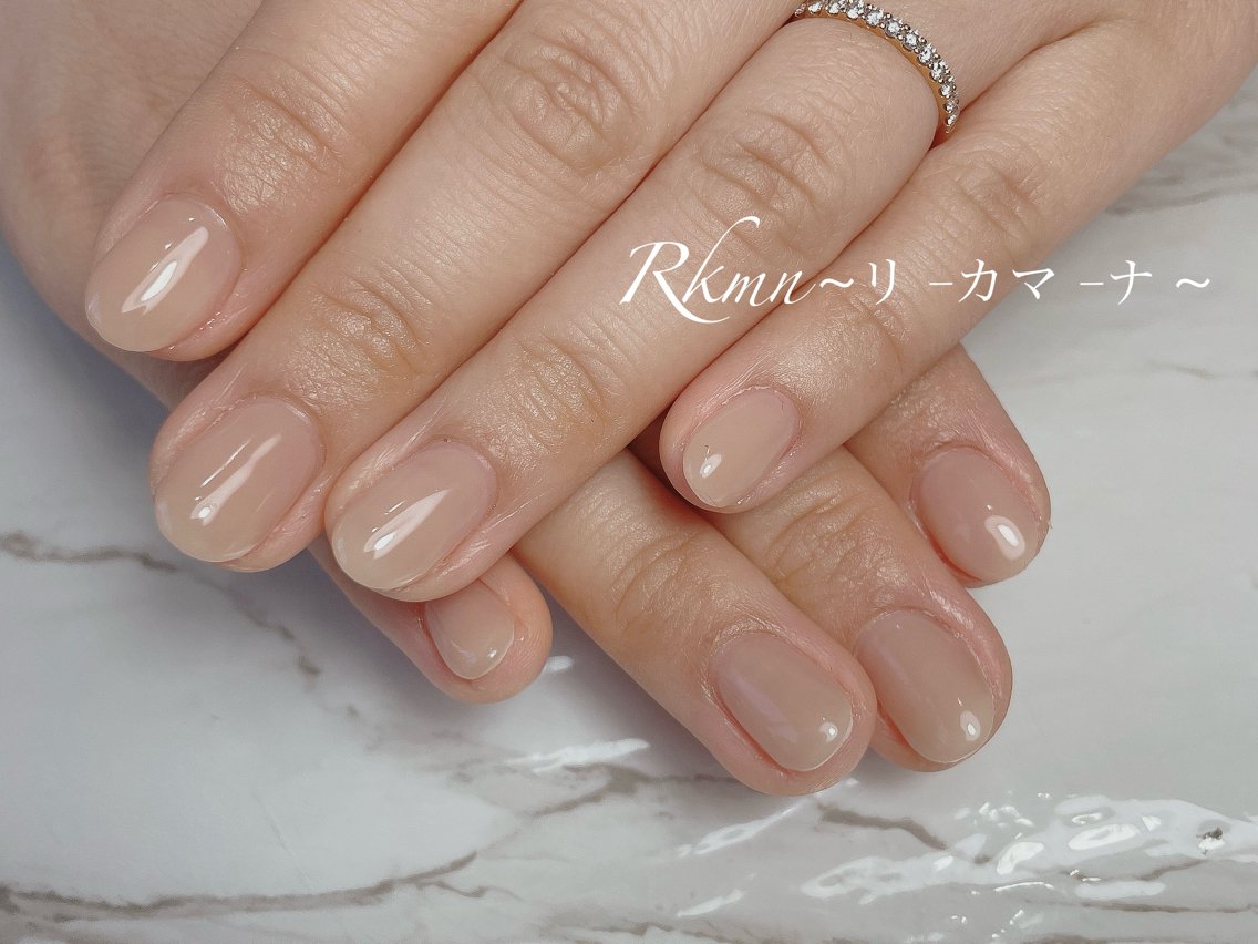 ネイル シンプルネイル ハンドネイル フットネイル ハンドケア Rkmn ~リ-カマ-ナ~のネイルデザイン